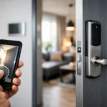 System zdalnego otwierania drzwi apartamentu