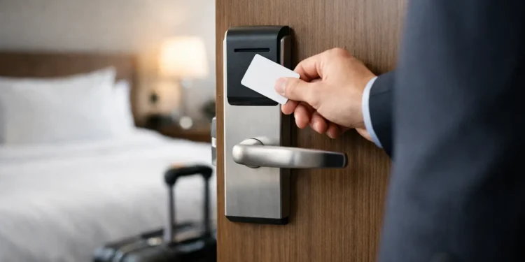 Jak działa zamek hotelowy offline w praktyce