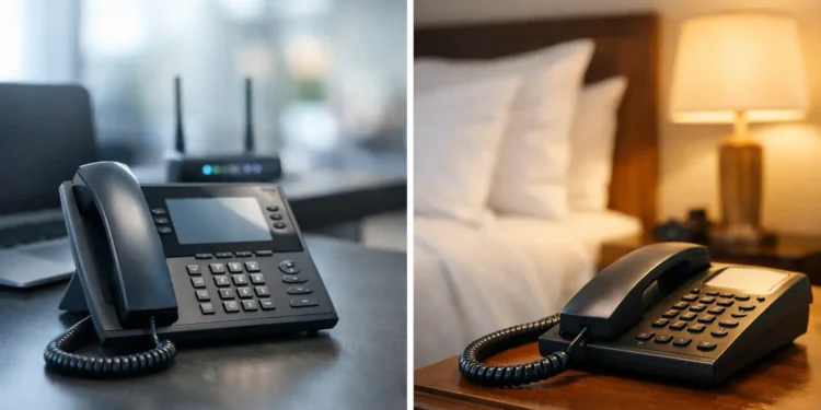 VoIP czy telefonia stacjonarna w hotelu?