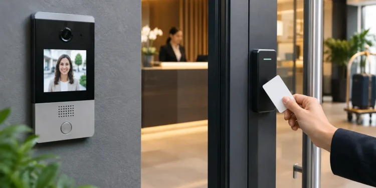 Wideodomofon czy kontrola dostępu w hotelu?